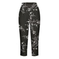 thumbnail image 5 of Yuyuzo Womens Plus Size Capris High Waisted Straight Leg Solid Color Bottom Capri Pants for Women 3/4 Slacks, 5 of 5