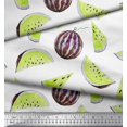 thumbnail image 3 of Soimoi Rayon Fabric Watermelon Fruits Print Fabric by Yard 56 Inch Wide, 3 of 3