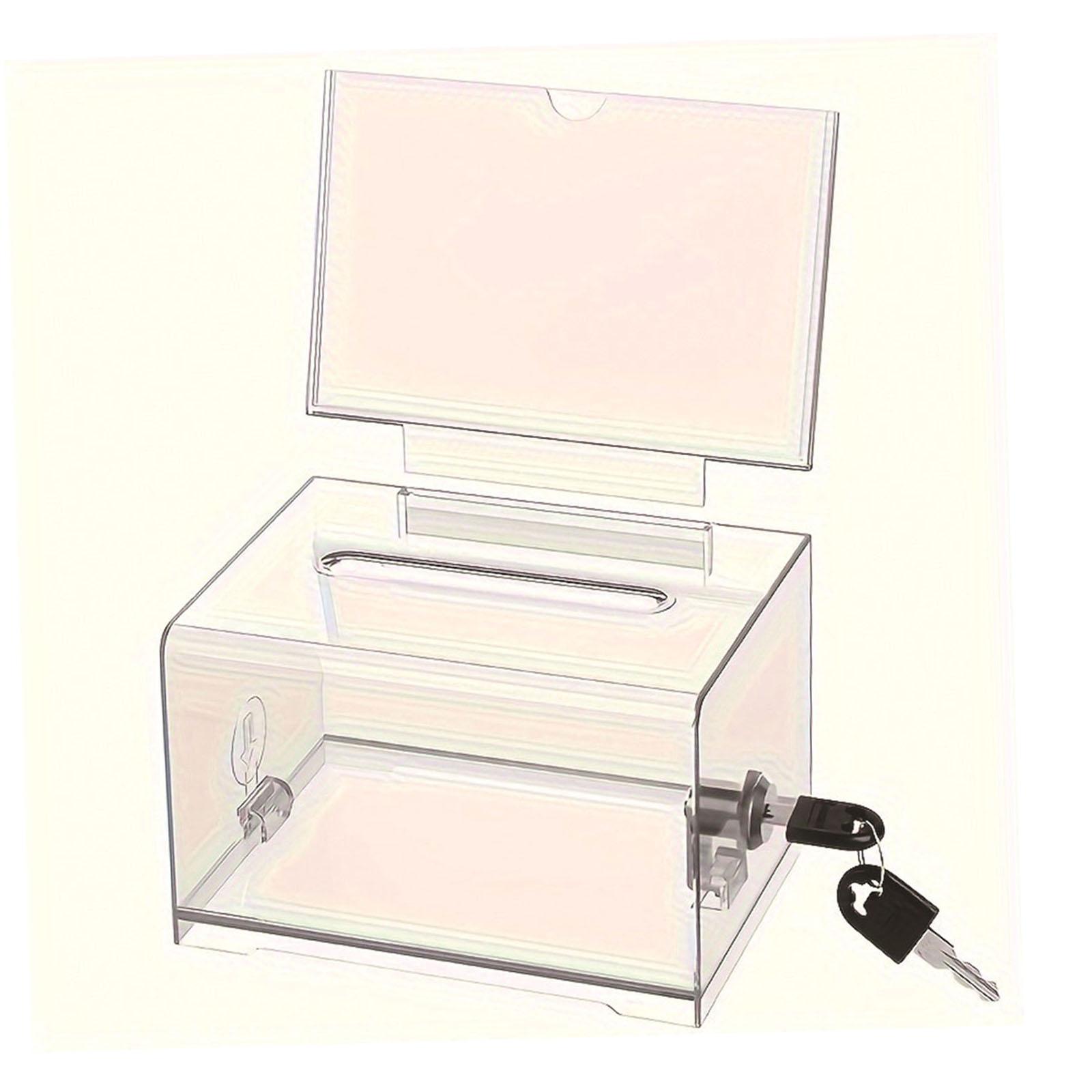 jinwen Boîte de Tirage en Carton Transparente pour Bulletins de Vote et Rétroaction Vote de Bureau