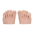 thumbnail image 1 of lionlar Practice Fake Foot Model Art Training Realistic Half Foot Flexible with Toes Skin Color, 1 of 9