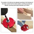 thumbnail image 4 of Kit de Forage à Goujon Auto-Centrant pour le Travail du Bois Outil de Localisation de Poinçon de Guide de Forage Vertical avec Bagues de Forage de 3-10mm pour Bricolage, 4 of 7