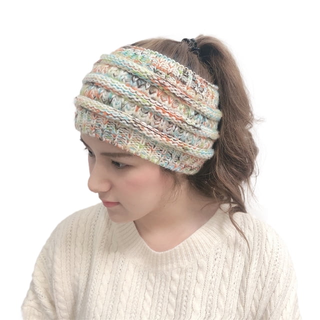 Bandeau Tricoté Automne et Hiver, Chapeau en Laine, Pull