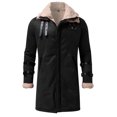 thumbnail image 4 of tumgatte Men's Fall/Winter Fashion Fleece Jacket Stretch Washed Top Jacket Up to 60% off, 4 of 5