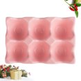 thumbnail image 4 of 6 Grids Egg Holder Ceramic Anti-Slip Egg Box Refrigerator Shockproof Egg Storage Box (Pink), 4 of 8