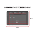 thumbnail image 2 of WeatherTech SinkMat - Cuisine 34 1/4 Pouces - Noir, 2 of 3