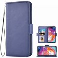 thumbnail image 1 of Samsung Galaxy A70 Case, Mobile Phone Leather Case PU Leather Cover Wallet Cell Phone Case Cover Compatible for Samsung Galaxy A70 Leather Case - Blue, 1 of 7