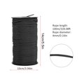 thumbnail image 3 of Parachute Cord Parachute Rope Polyester Polypropylene 100M Outdoor Rock Parachute  Rope Survival Cord For Rescue HikingBlack, 3 of 8