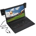 thumbnail image 1 of Xinxinyy Portable Mini USB Stereo Speaker Clip-on for Laptop, Black, 1 of 8