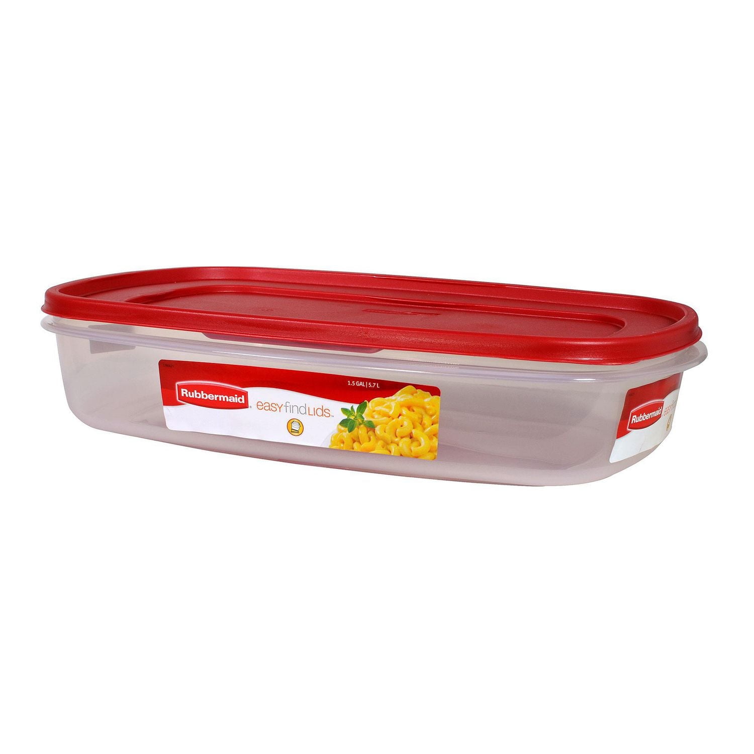 Conteneur pour aliments Rubbermaid avec couvercle, 5,7 litres, rouge