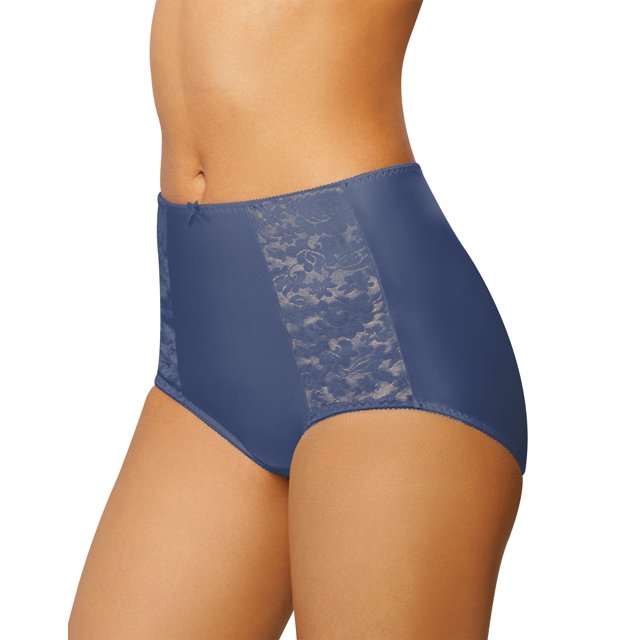 Bali Womens Double Support Brief, 7, Classic Chambray Blue