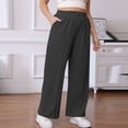 thumbnail image 1 of AUNVITO Women's Plus Size Casual Drawstring Sweatpants with Pockets for Sporty and Comfortable Style, 1 of 6