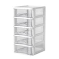 thumbnail image 1 of Plastic Storage Drawers Organizer Desktop Storage Box, Transparent Small Drawer Desk, Plastic Mini Storage Box, Rabbit Stationery Storage Box Small Drawers Organizer Storage, 1 of 4