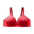 thumbnail image 2 of AherBiu Wireless Bras for Women Plus Size Comfort Soft Full Coverage High Support Push up Bralette Solid Color Bras, 2 of 9