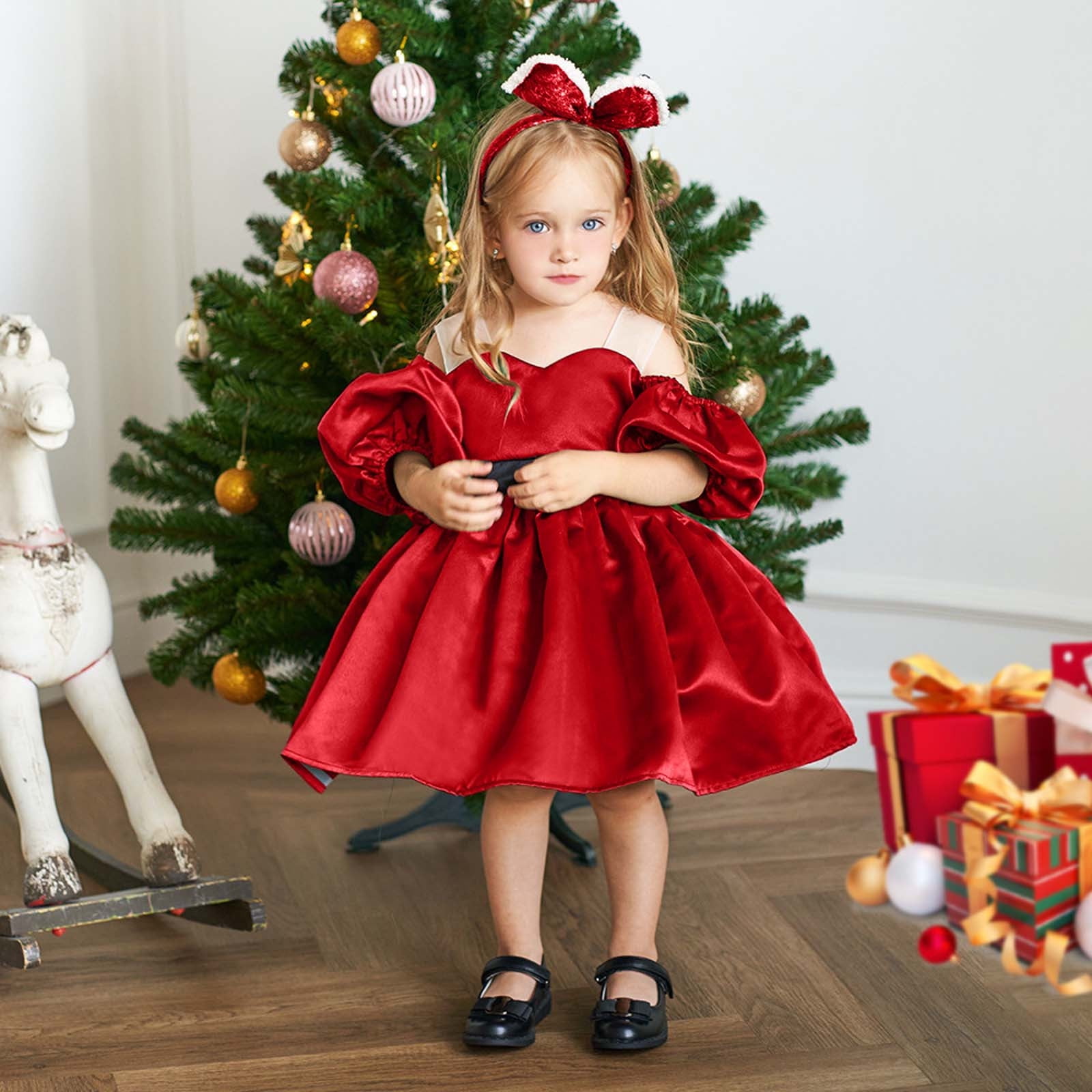 christmas dresses size 6x Girls Short Sleeve Christmas Dress Birthday Party Dresses Clothes Little  Girls Dresses Size 5-6 Blue Girls Dresses Size 10-12 Summer Girls Dresses  Size 6 Christmas Girls Dresses Size 7-8 Long Sleeves