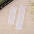 thumbnail image 1 of Qiilu DIY Bookmark,2pcs/set DIY Bookmark Mould Rectangle Silicone Mold Making Epoxy Resin Jewelry Craft Tool   ,Pendant Mold, 1 of 5