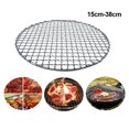 thumbnail image 5 of Maille Ronde en Acier Inoxydable Antiadhésive pour Barbecue Coréen Outil de Barbecue au Bacon, 5 of 5