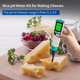 thumbnail image 4 of PH Meter with ATC Food PH Tester, Waterproof Digital Food PH Meter with High Accuracy PH/Temperature Probe, 4 of 6