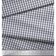 thumbnail image 2 of Soimoi Silk Fabric Window Pane Check Print Sewing Fabric Yard 42 Inch Wide, 2 of 3
