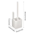thumbnail image 3 of Toilet Bowl Brushes,Toilet Brush Set Toilet Bowl Brush and with 2 Type Brush Stiff Brush + Slit Brush Toilet Bowl Brush Clean Every Corner of the Toilet Toilet Bowl Brush, 3 of 6