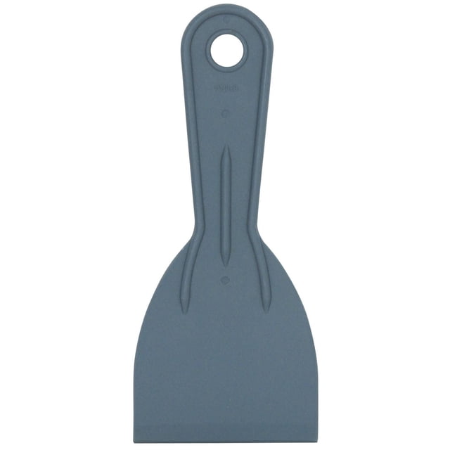Allway Couteau à Pâte de 3 Pouces en Polypropylène Gris Résistant aux Solvants avec Lame Grand et Manche Doté d'Un Trou de Suspension, Convient pour Rapiécer les Plaques Sèches et la Préparation de Surfaces en Rénovation Domiciliaire.