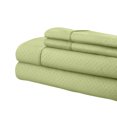 thumbnail image 2 of Martha Collection 1800 Series Embossed Deep Pocket Sheet Set - Super Soft & Wrinkle Free - Luxurious Bed Sheets Set (Queen, Sage), 2 of 4