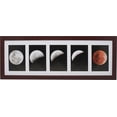 thumbnail image 1 of 8x24 Collage Black Gallery Picture Frame with Five 4x6 Inch Openings - Wide Molding - Includes Both Attached Hanging Hardware and Desktop Easel - Display Four 4 x 6 Photos Horizontal or Vertical, 1 of 4