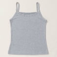 thumbnail image 4 of Besolor Camisoles pour Femmes Été en Dentelle Patchwork Col Ras du Cou Sans Manches à Bretelles Spaghetti Camis Confortables Couche de Base Ajustée Débardeur, 4 of 7