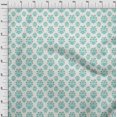 thumbnail image 4 of oneOone Cotton Flex Light Green Fabric Block Sewing Craft Projects Fabric Prints By Yard 40 Inch Wide-P4, 4 of 5