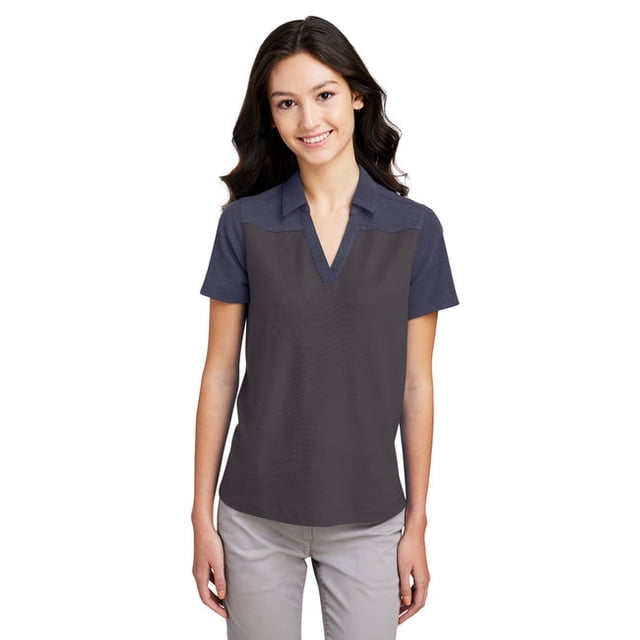 Core365 CE112CW Polo Colorblock ChromaSoft Fusion pour Femmes - Carbone/ CL NV HT - 3TG