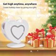 thumbnail image 2 of yeacher Heart-Shaped Electric Bubble Machine with Remote Control, Rechargeable Battery, and Multi-Hole Design for Outdoor Weddings and Parties (White/Pink), 2 of 6