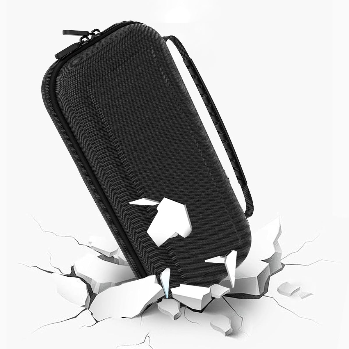 IPEGA Hard EVA Carrying Case for Nintendo Switch 2 Console - Portable Zipper Travel Bag with Hand Strap, Shockproof & Water-Resistant Protective Pouch for NS2 Accessories