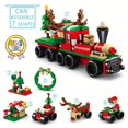 thumbnail image 4 of 6 In 1 Christmas Train Building Blocks, Assembly Shapes Toys For Children, Educational Toys, DIY Assembly Model, Christmas Gift, 4 of 5