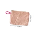 thumbnail image 3 of Chmadoxn Office Storage & Organization, Woolen Knitted Bag Striped Color-blocked Cosmetic Bag Pattern Cosmetic Bag Portable Cosmetic Bag Ins-style Pencil Case Polyester makeup pouch, 3 of 6