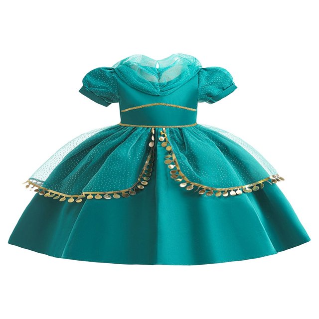 Robe de Fête Formelle à Rayures avec Nœud pour Bébé Fille