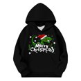 thumbnail image 4 of Girls Long Sleeve Tops, Pullover Sweatshirt with Crewneck and Pocket, 4 of 9