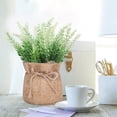 thumbnail image 1 of EGNMCR Home Decor, Room Decor, Fall Decor Artificial Plant In Pots Mini Potted Flowers Plant In Cloth For Home Decor Party Wedding Garden Table Office Patio Decoration Simulation potted plants, 1 of 6