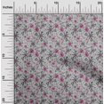 thumbnail image 2 of oneOone Rayon Gray Fabric Jacobean Floral Craft Projects Decor Fabric Printed By The Yard 56 Inch Wide, 2 of 4