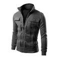 thumbnail image 1 of EGNMCR Jackets for Men Men's Fashion Color Matching Splicing Jacket Sweater Casual Jacket, 1 of 4