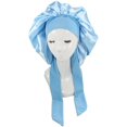 thumbnail image 1 of Satin Bonnet Satin Bonnet Skin-friendly Wear Resistant Imitation Silk Braid Sleeping Bonnet Cap for Home, 1 of 6