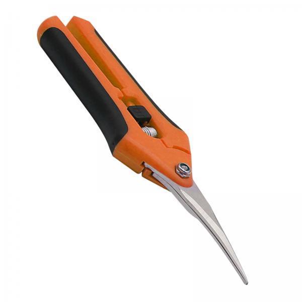 GUOOL 2xPrecision Gardening Scissors Pruners Pruning Shears Orange Curved