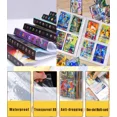thumbnail image 3 of Card Binder  for Trading Cards, Collection Card Albums,Trading Card Storage Binder,4-Pockets  Hold 240 Cards-FL12, 3 of 5