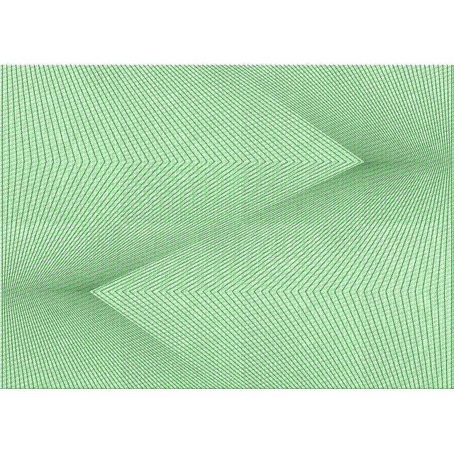 Ahgly Company Machine Washable Indoor Rectangle Transitional Mint Green Area Rugs, 2' x 5'
