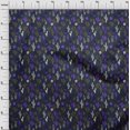 thumbnail image 4 of oneOone Cotton Poplin Twill Blue Fabric Cactus Craft Projects Decor Fabric Printed By The Yard 56 Inch Wide, 4 of 5