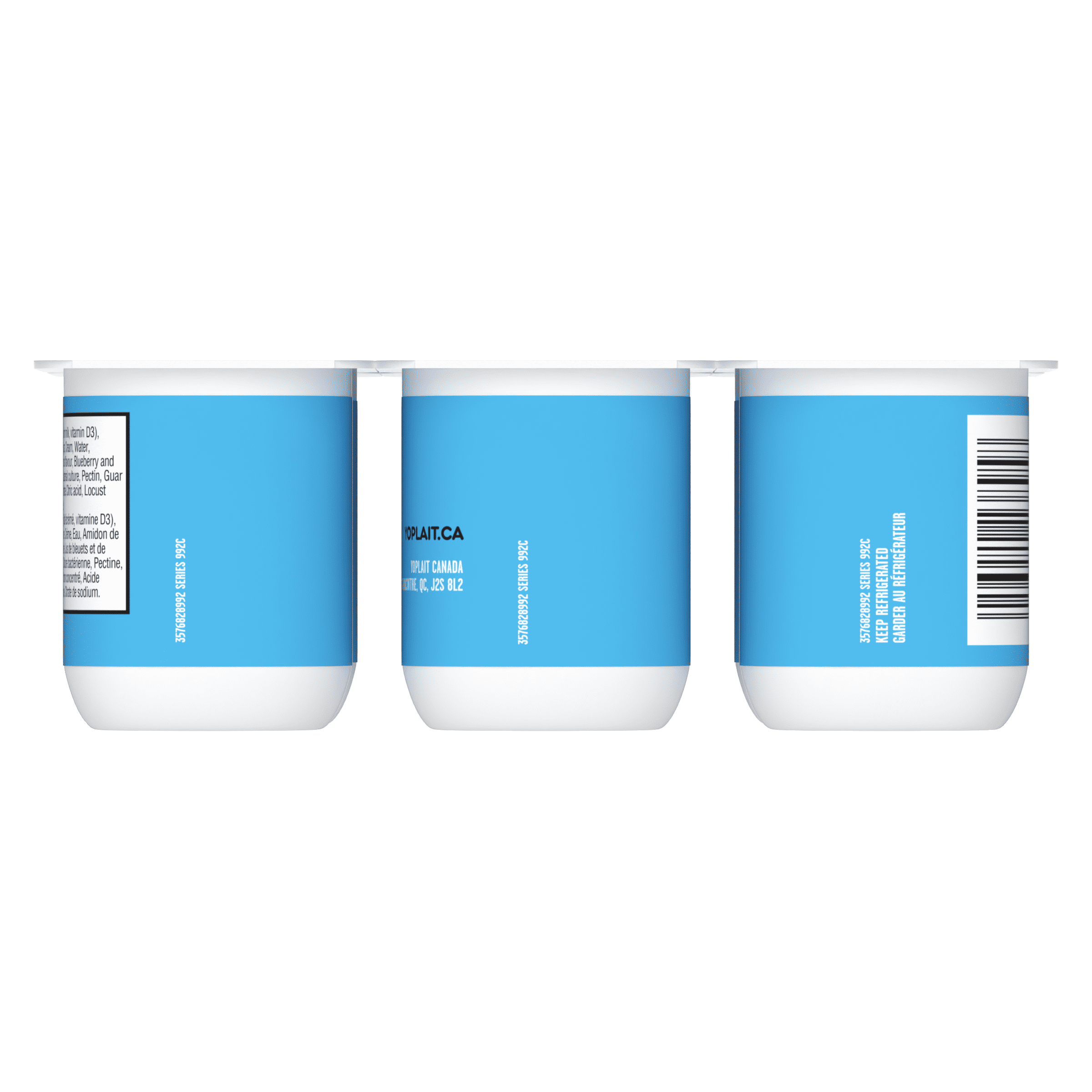 Yoplait 2 % Minigo Duo, Variété, Collation pour Enfants, 6x60g