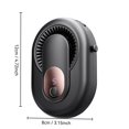 thumbnail image 3 of Aodebiao Portable Hanging Fan with Rechargeable Battery, Powerful Personal Cooling Fan for , Travel, Home, Office, and Desk, Wearable Neck Fan with Adjustable Speed, USB Portable Fan for Summer, 3 of 5