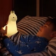thumbnail image 2 of LED Integrated White Llama Multicolor Silicone Kids Night Light, 2 of 9