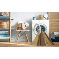 thumbnail image 2 of Ahgly Company Tapis d'Intérieur Rond Lavable en Machine Orange Transitionnel, 4 Pieds Rond, 2 of 7