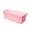 Pink, variant on Rectangular Window Sill Planter with Attached Tray for Indoor and Outdoor Gardening Vegetables Flowers