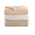 thumbnail image 4 of C&C California, Jacquard Sherpa Blanket, Cozy, Soft, Easy Care, Plush, Oat, 4 of 5