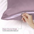 thumbnail image 2 of Unique Bargains Satin Pillowcase Zippered Silky Sateen, 2 of 8